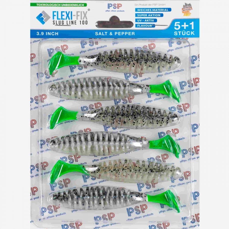 Flexi-Fix slug line 100 Salt & Pepper VE 6 Stück – Bild 5